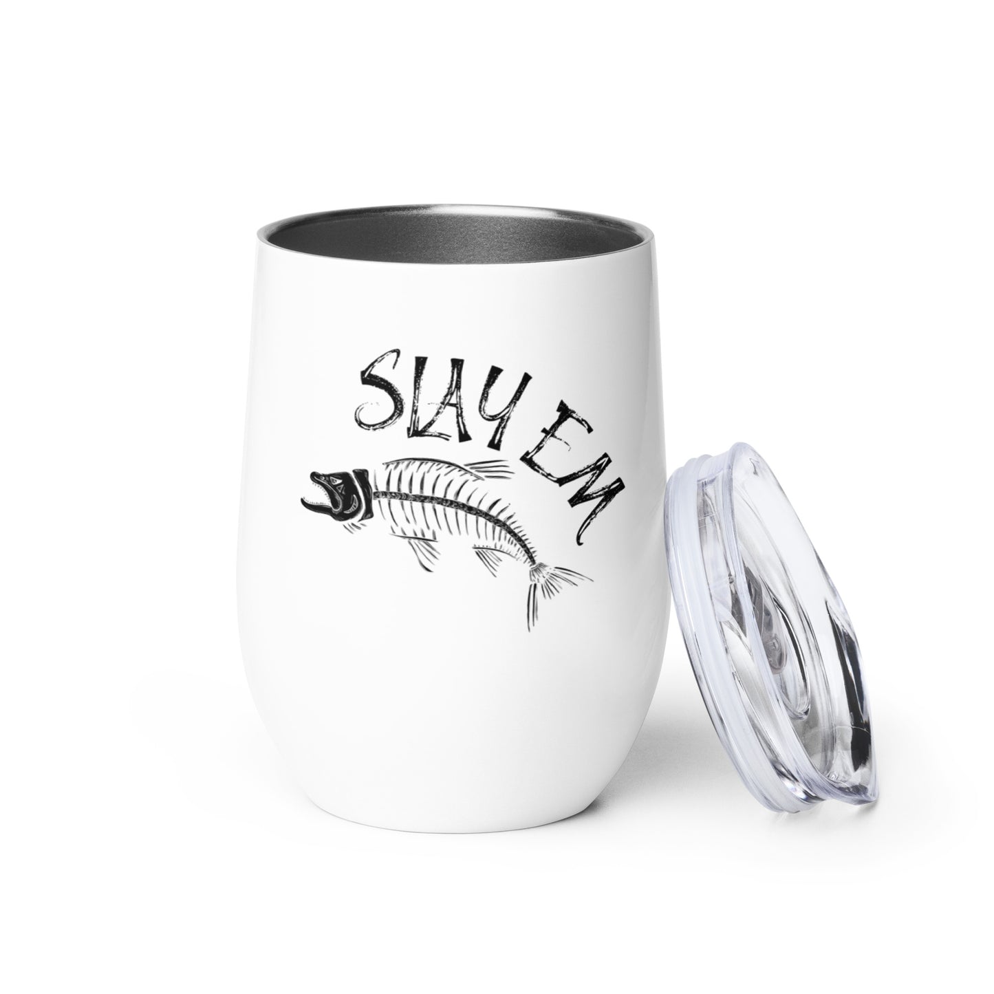 Slay Em Wine tumbler